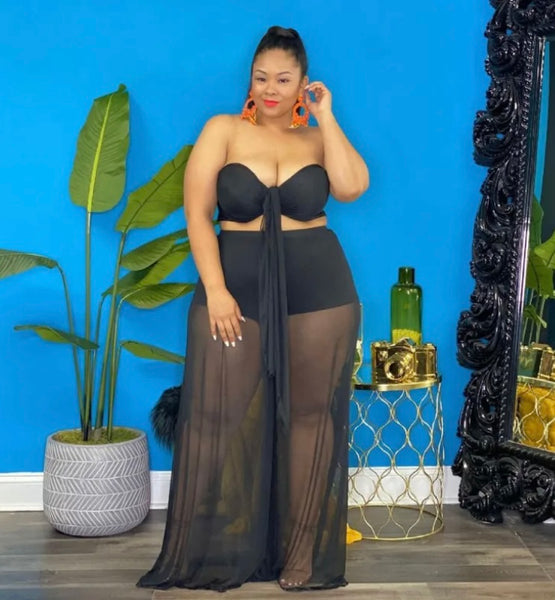 Mesh 2-Piece Coverup