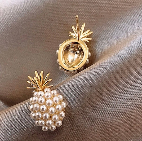 Pineapple Pearl Earrings