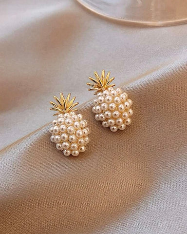 Pineapple Pearl Earrings