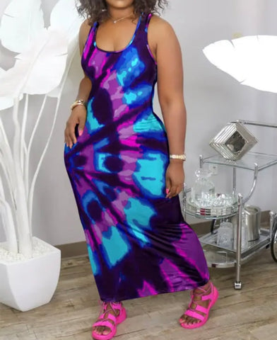 Tie Dye Maxi Dress