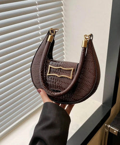 Brown Textured Bag